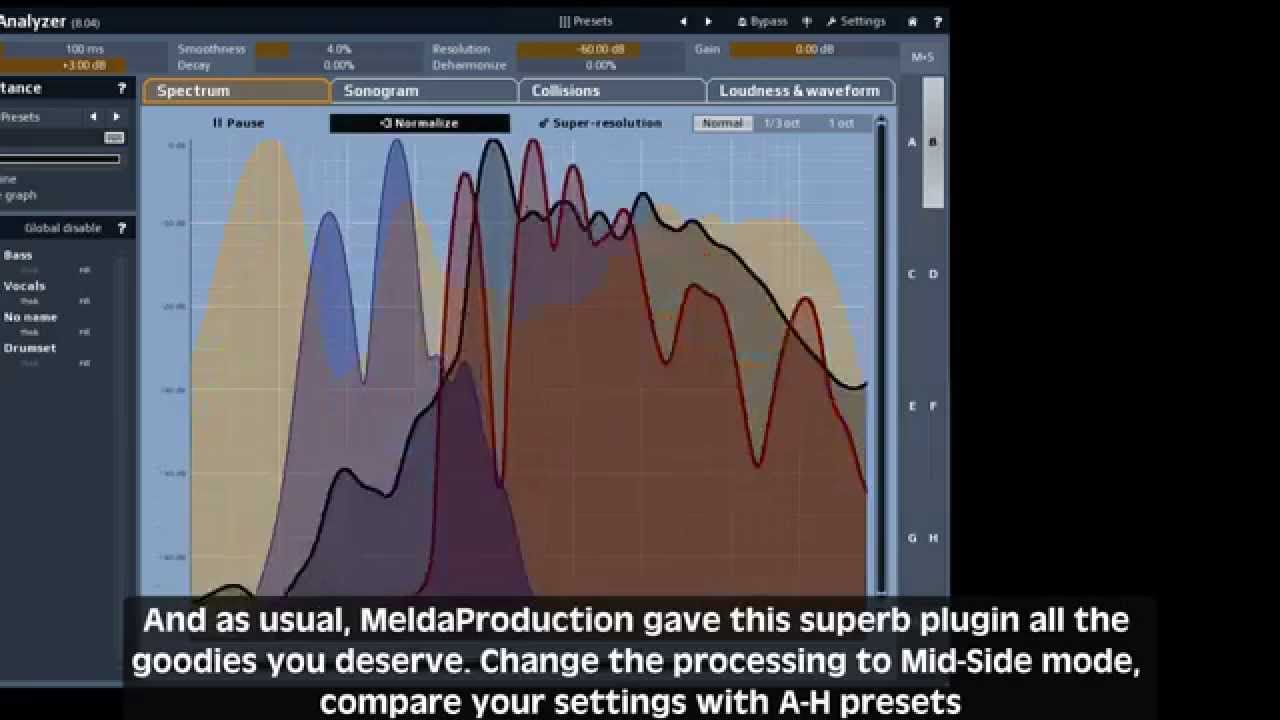 MeldaProduction MMultiAnalyzer teaser