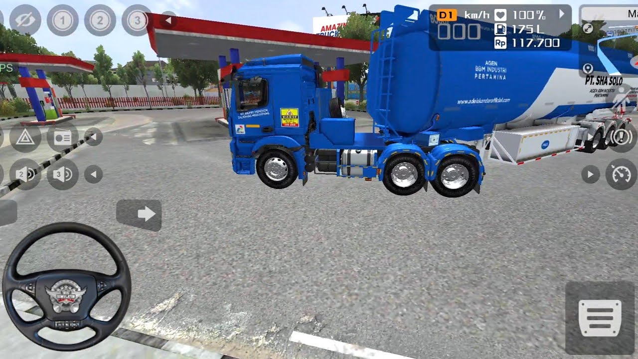 Truck Mercedes Benz Pertamina PT SHA SOLO | Bus Simulator Indonesia 