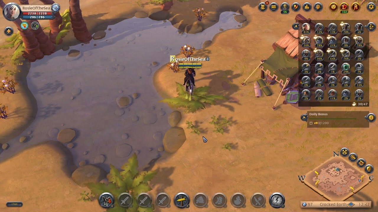 Albion Online ASMR Steppe Ambience (No Commentary)