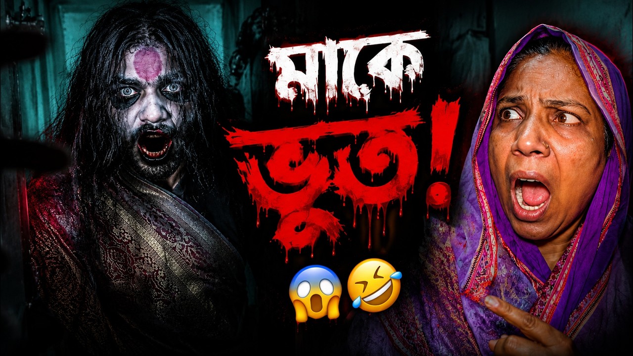 Ghost Prank On Mom Gone Wrong 😱🤣 | Scary Bangla Prank on Mom | Kodu Bahini Viral Comedy