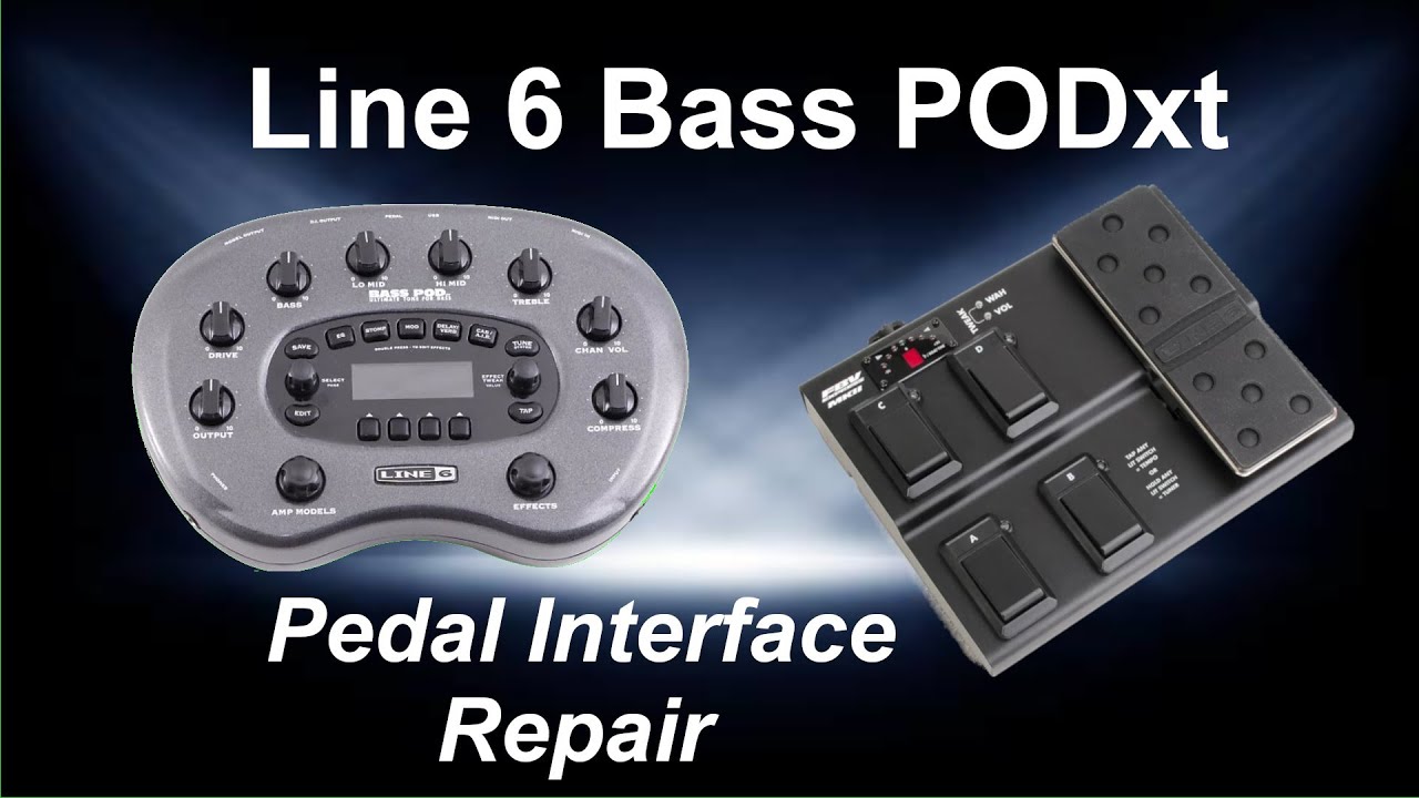 Line 6 POD Pedal Interface Repair