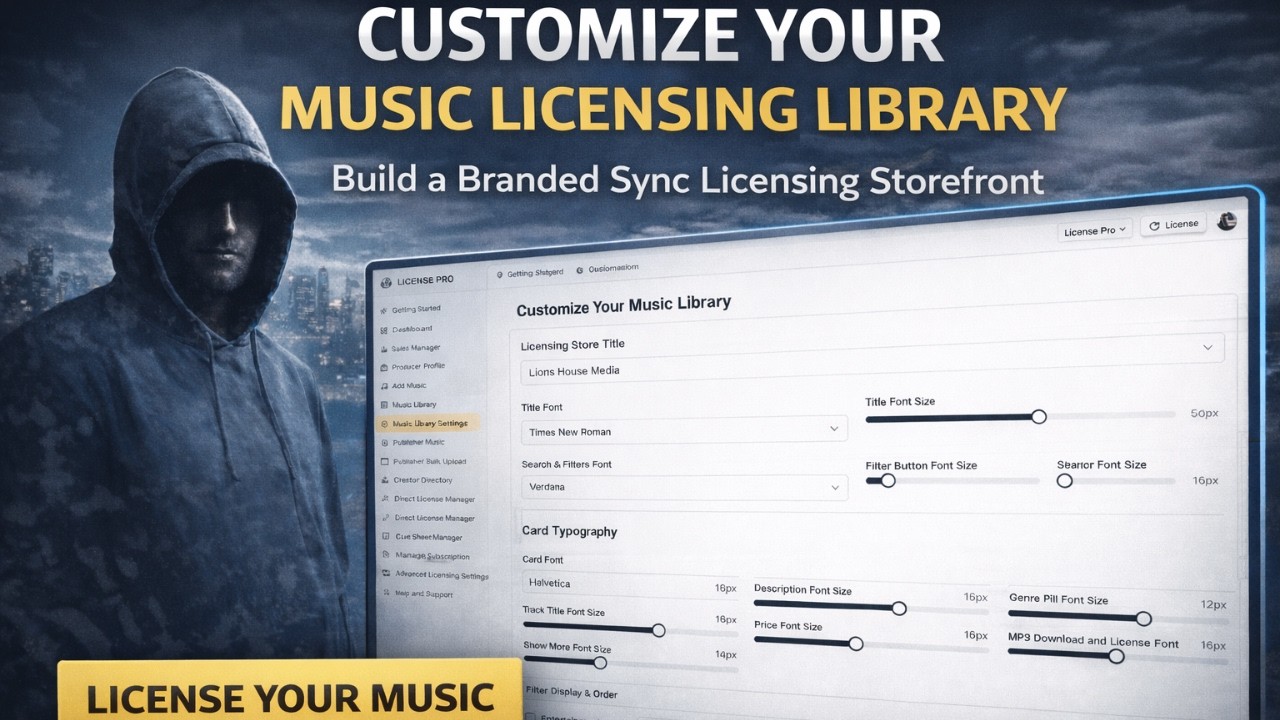 License Pro Music Library Settings: Full Customization Walkthrough