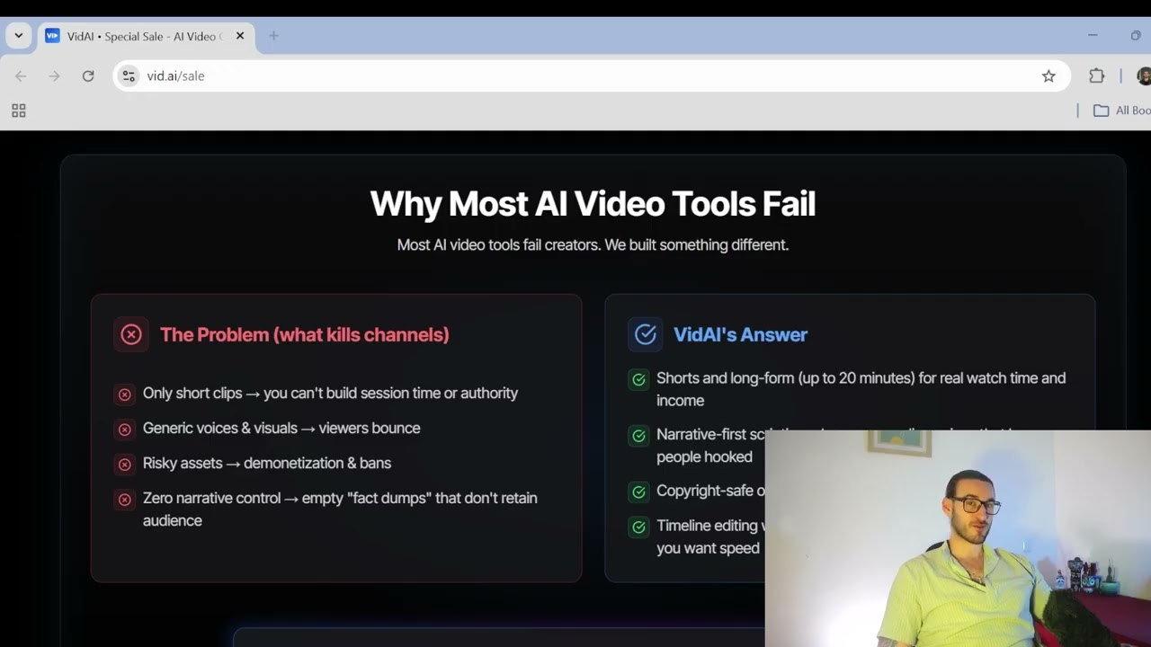 Vid AI Review | Is Matt Par's AI Video Generation Software for Faceless YouTube Videos Legit?
