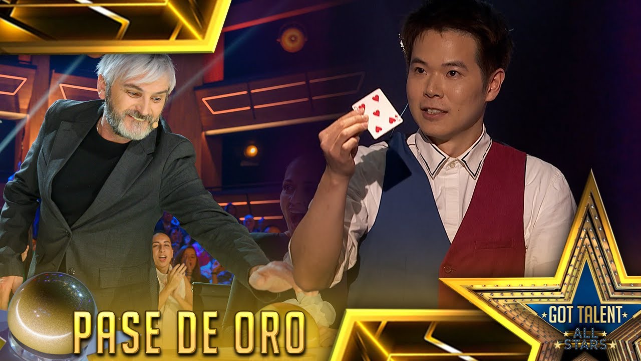 La INCREÍBLE magia de ERIC CHIEN y su PASE DE ORO | Audiciones 01 | Got Talent: All-Stars 2023