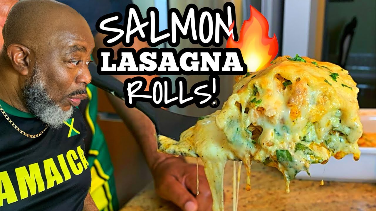 How to make Salmon Lasagna Rolls! (EASY & CREAMY!) | Deddy's Kitchen