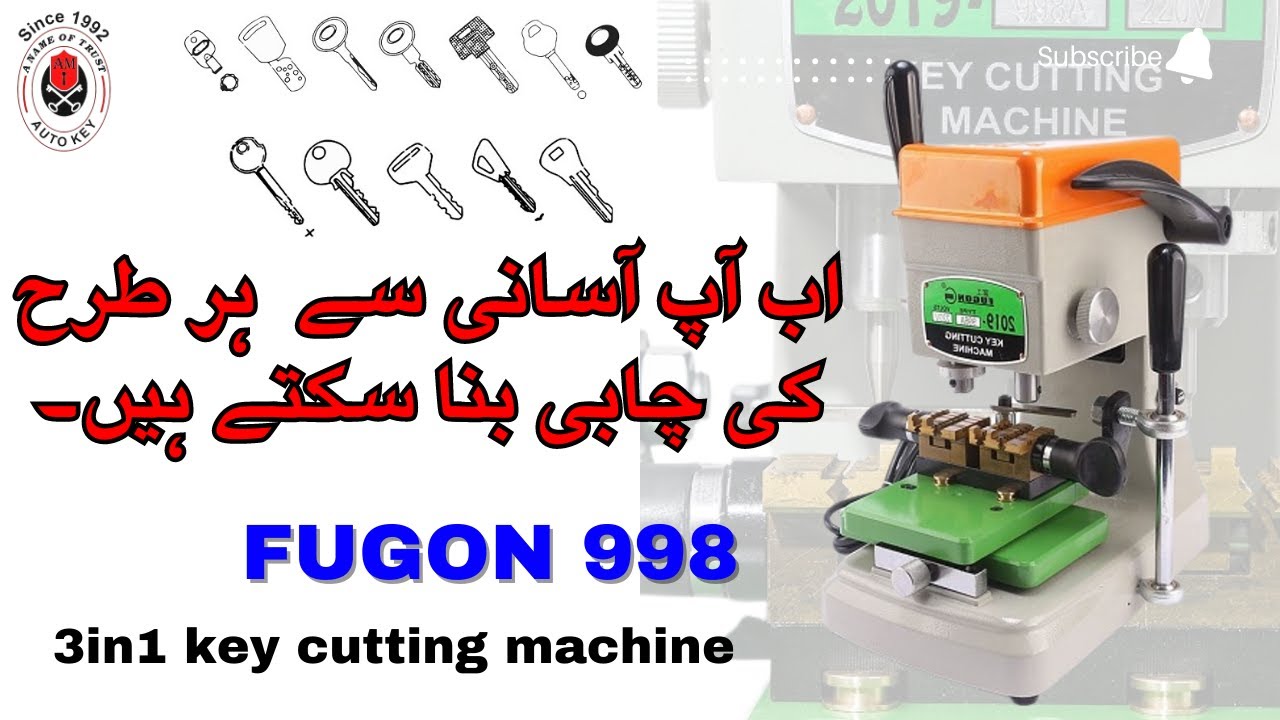FUGONG 998A 3in1 Key Cutting Machine