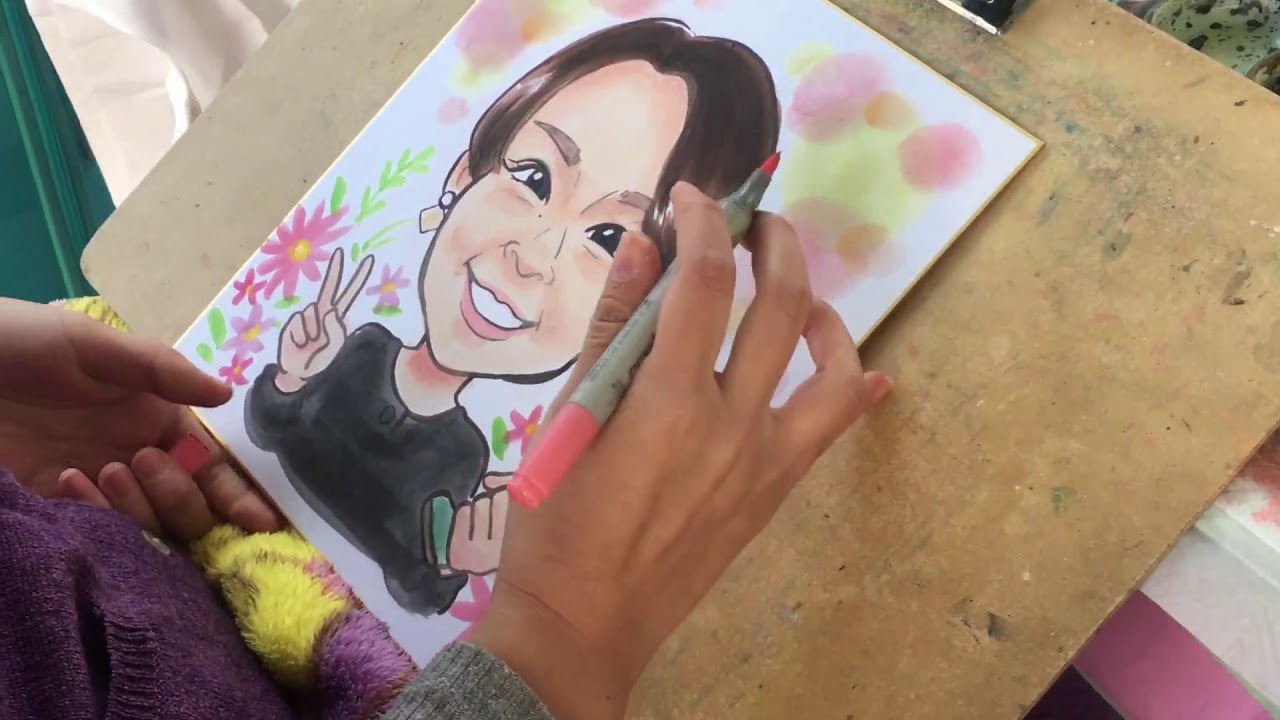 【ルーティン】似顔絵師の似顔絵イベントレポート