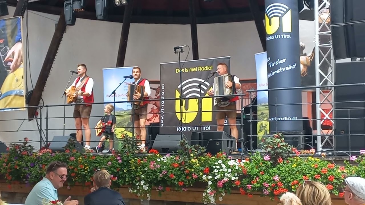 Juhe aus tirol Jungzüchtermarsch U1 Frühschoppen Winzerfest seefeld 12.juli 2025
