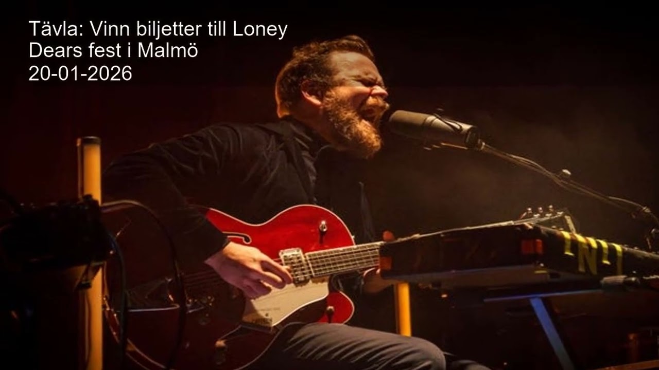 Tävla: Vinn biljetter till Loney Dears fest i Malmö