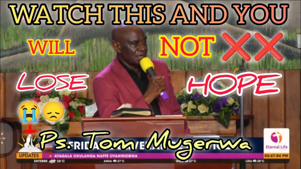 PUT YOUR HOPE IN JESUS🙏 /sermon by Ps. Tom Mugerwa// bride of Jesus Christ 
