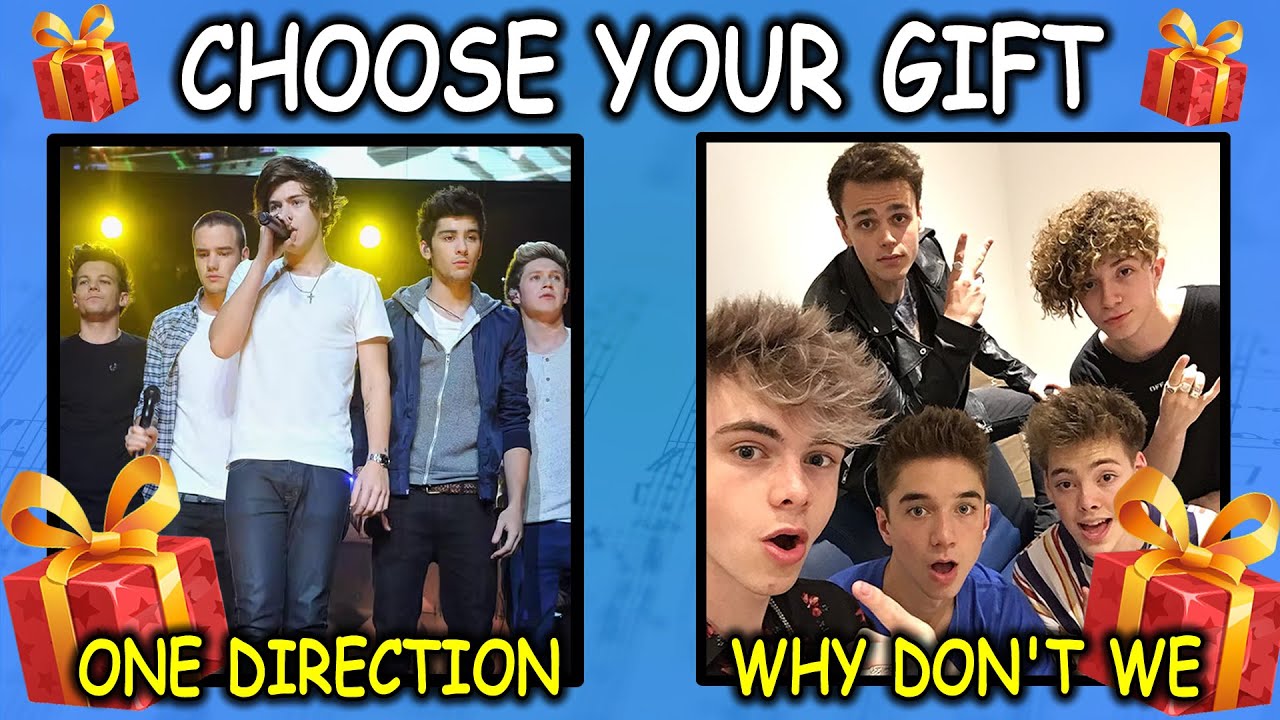 Choose Your Gift | One Direction VS Why Don't We 🎁❤️🎁 Left or Right
