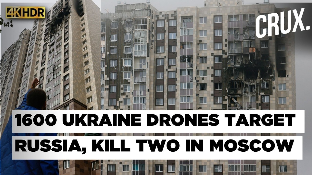 Ukraine Fires 1600 Drones At Russia, 450 Target Moscow As Zelensky Hails Election-Day Strikes | 4K