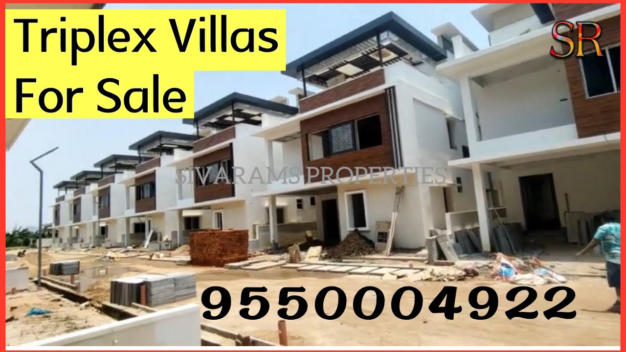 Triplex villas for sale in Vijayawada || #houses for sale