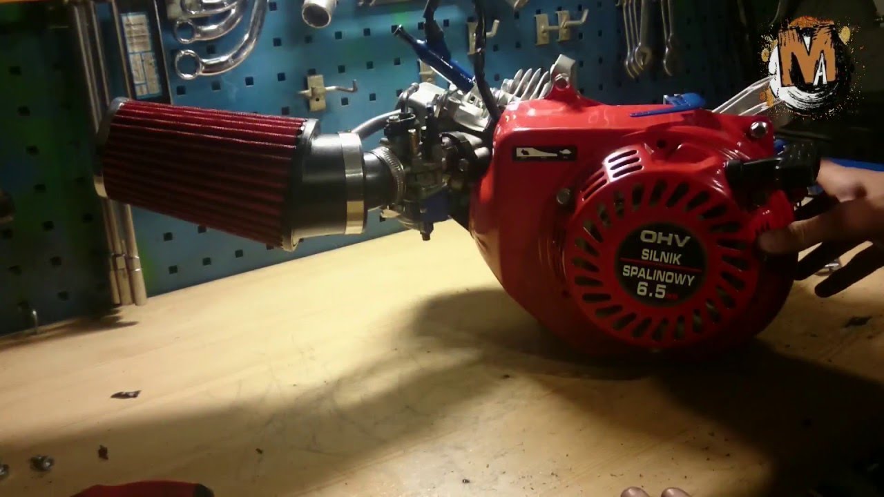 Tuning silnika gokart 198cm3 Nowa seria FULL HD