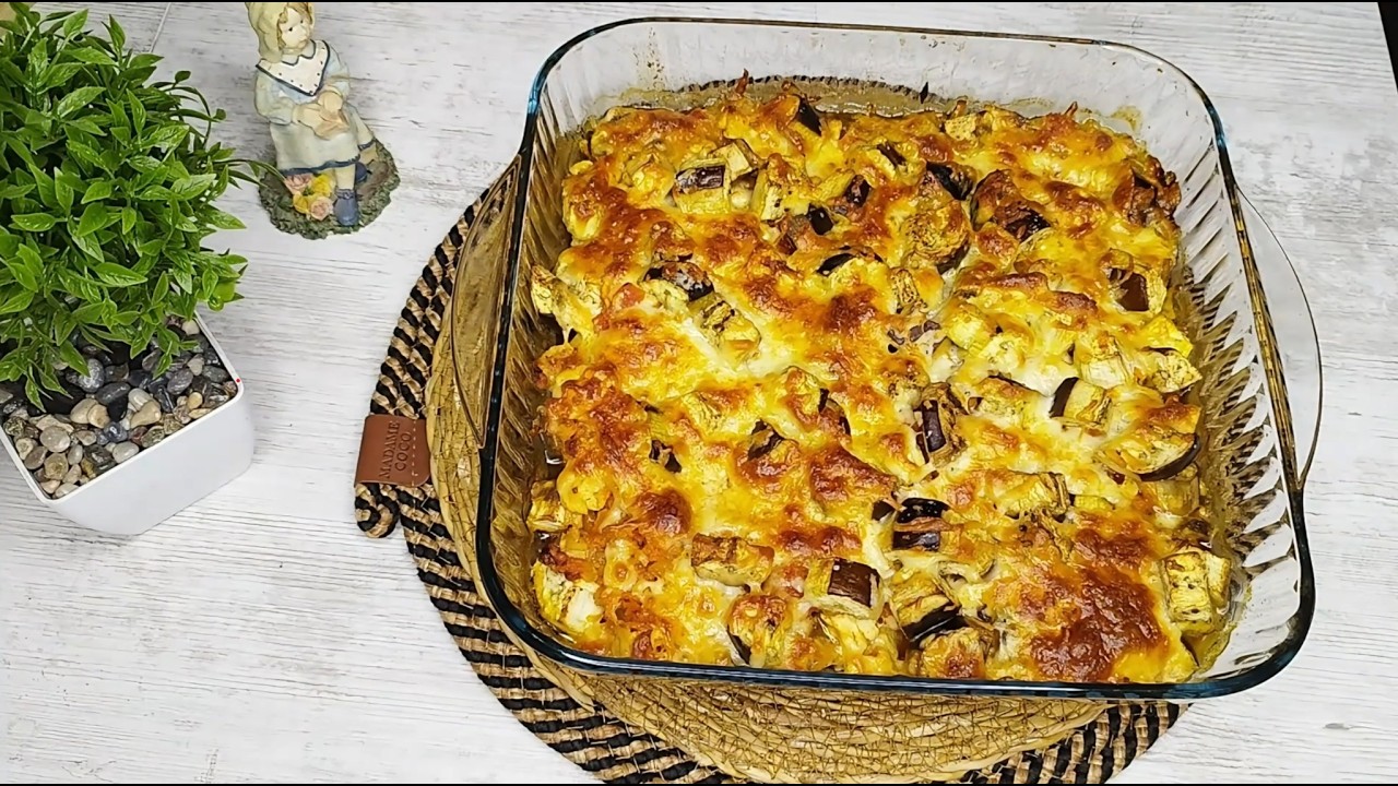 Easy Chicken Eggplant Moussaka Recipe | Healthy Dinner Idea