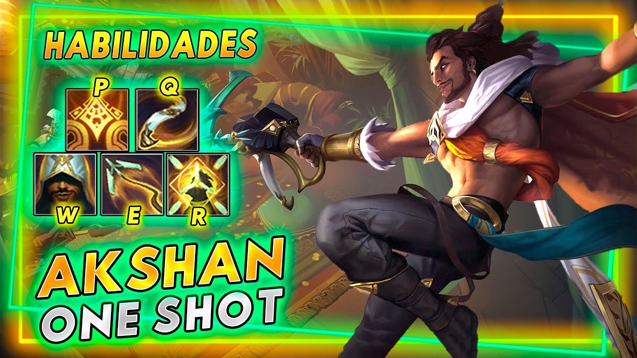 ⭐AKSHAN | Como GANAR una partida COMODAMENTE | ¡¿Se RINDEN por un ONE SHOT ?! - League Of Legends
