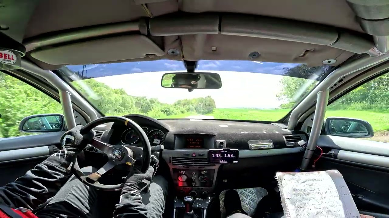 Löwenrallye Birkenfeld 2025 | Reifenschaden | WP1 | Singer / Singer | Astra H GTC