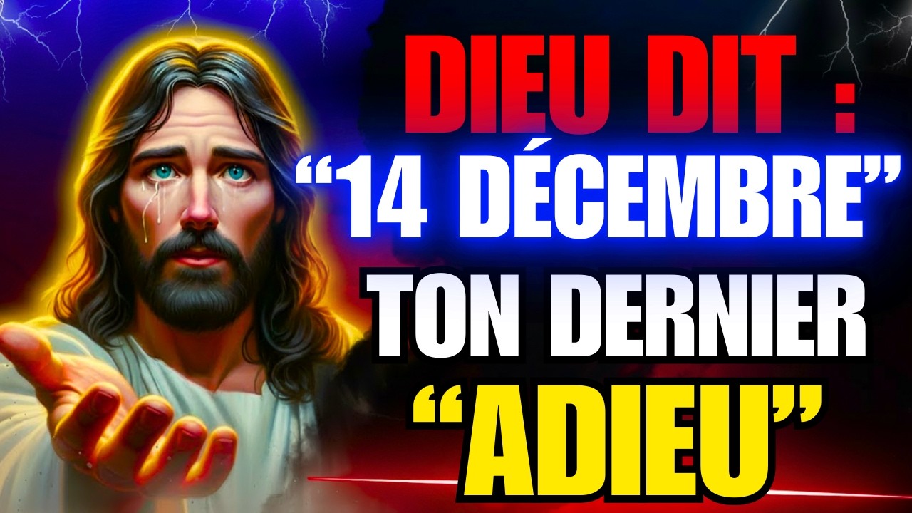 Dieu avertit : Prépare-toi à dire ton dernier adieu 👆