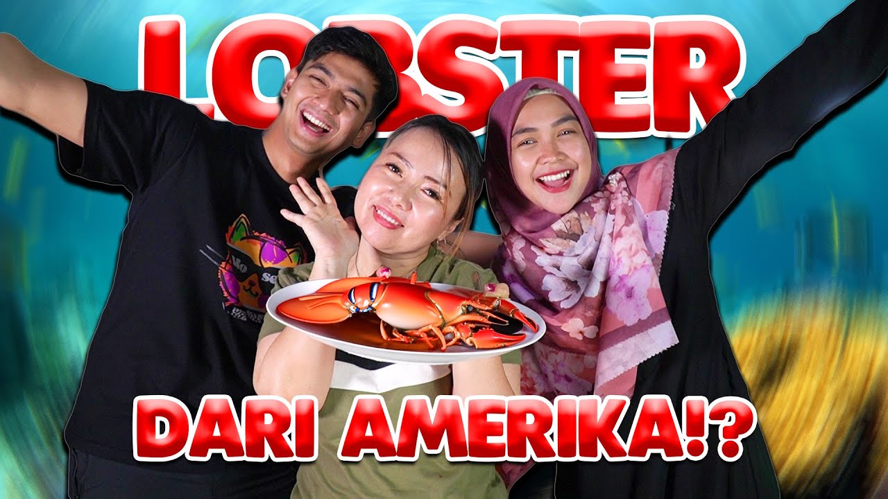 MASAKIN RICIS DAN SUAMI !! LOBSTER DARI AMERIKA !!