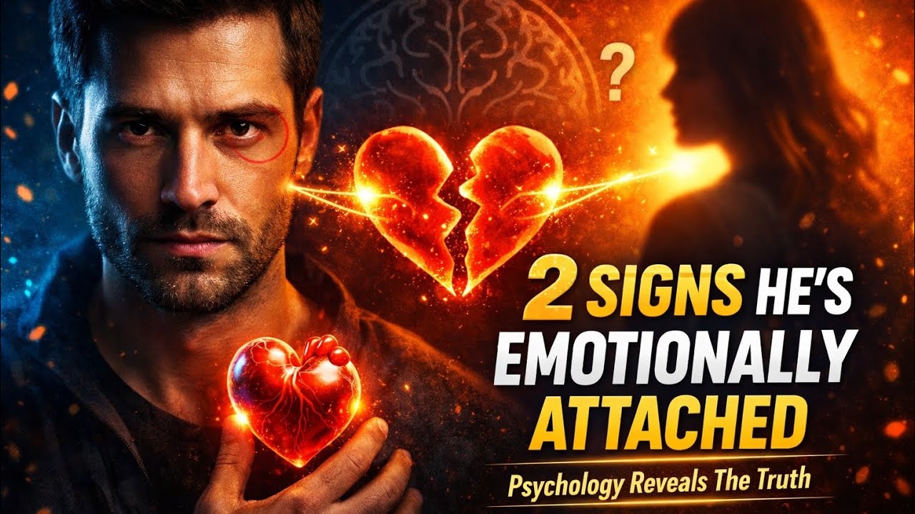 When A Man Is Emotionally Attached, THESE 2 Signs Always Appear | Psychology Explained