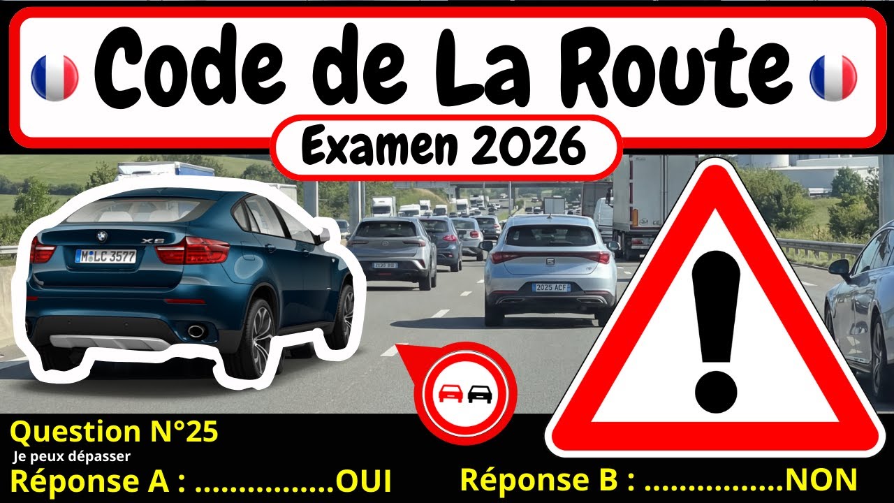 ✅ TEST GRATUIT DU CODE DE LA ROUTE 2026 🚗 #162