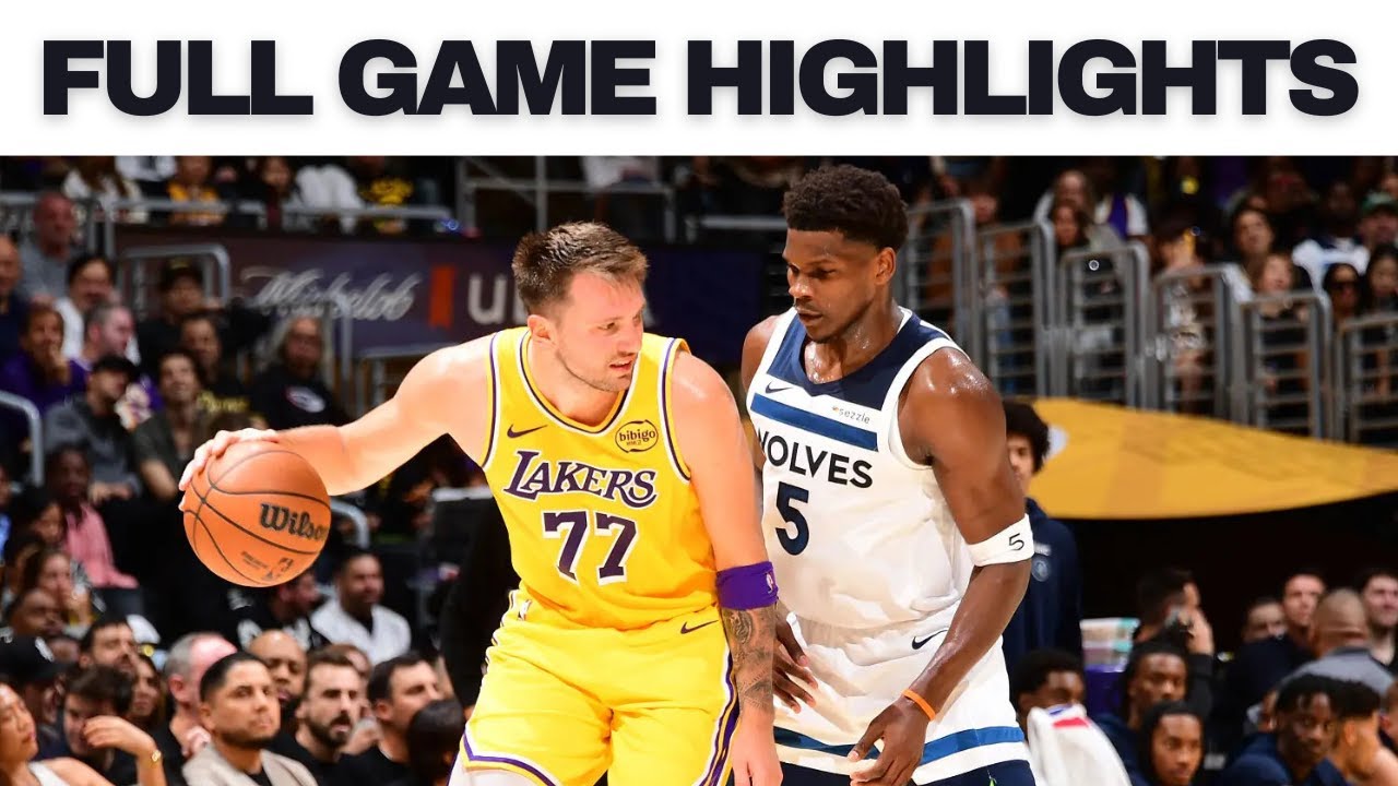Minnesota Timberwolves vs Los Angeles Lakers | Full Game Highlights | Oct 24 | 2025-26 NBA Season