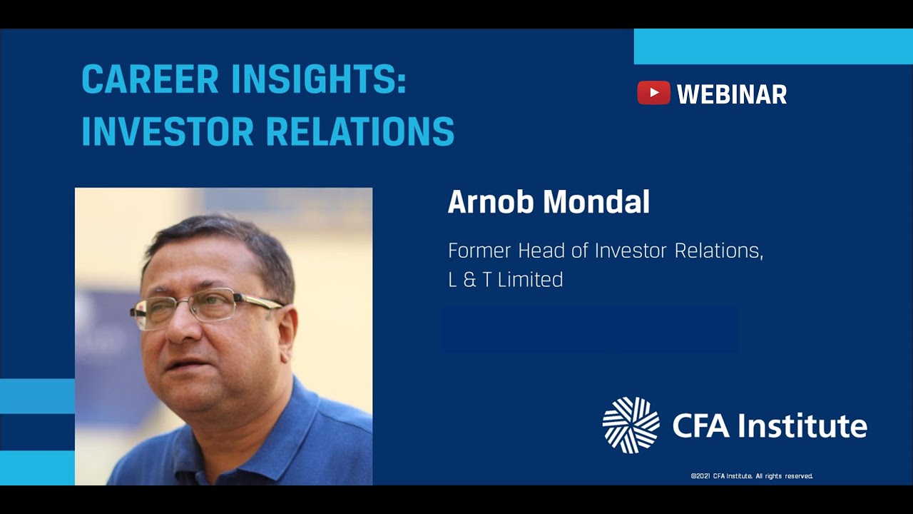 Career Insights: Investor Relations | Arnob Mondal