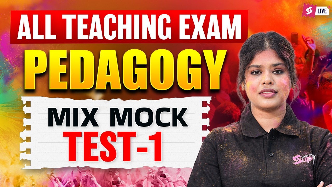 OTET, Odisha Bed, Junior Teacher 2026 | Pedagogy Mock Test | Subhasmita Maam
