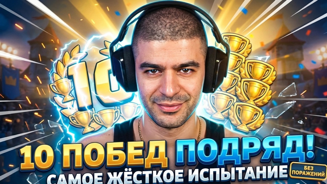САМОЕ ЖЁСТКОЕ ИСПЫТАНИЕ В CLASH ROYALE (нарек не должен был выиграть) Клеш рояль Нарезки NarekCr