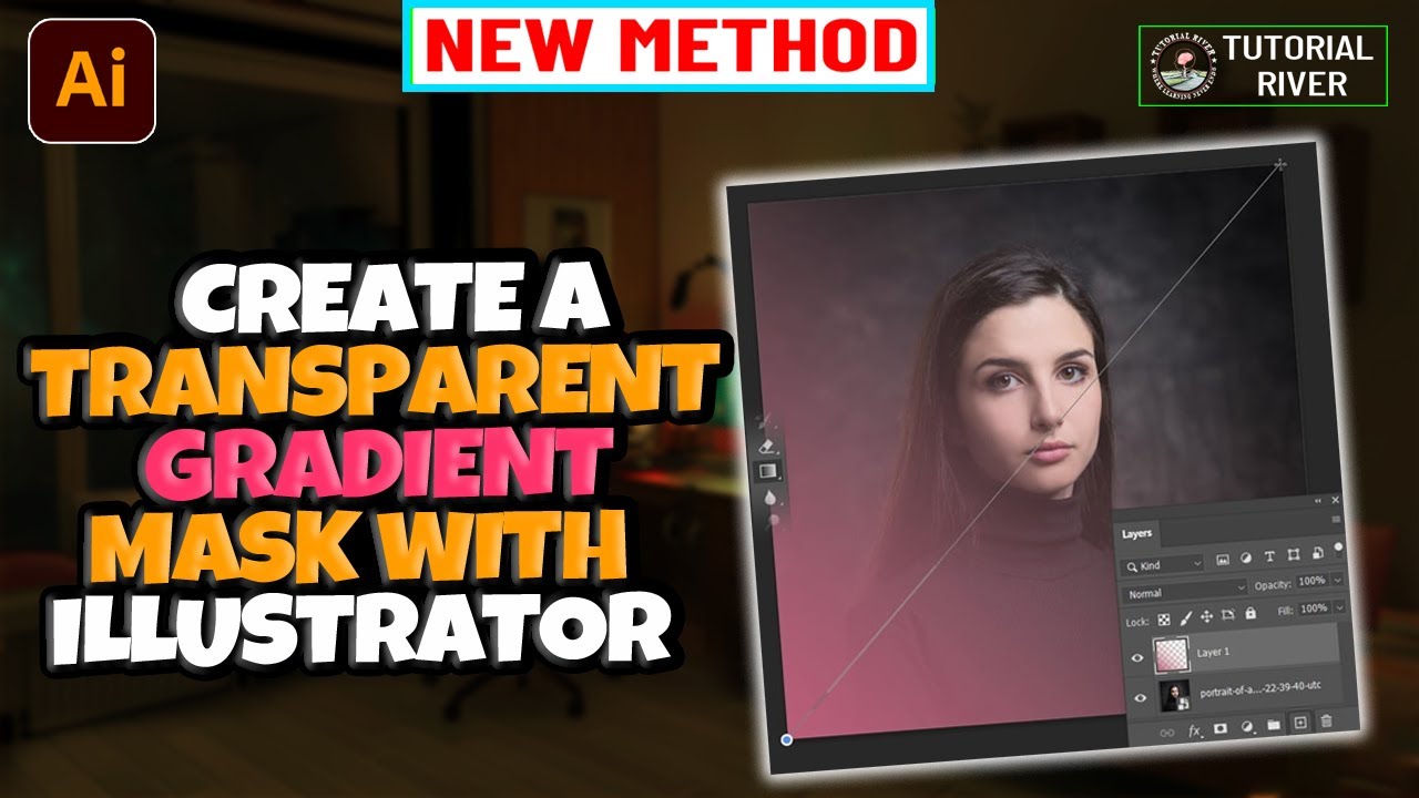 How To Create A Transparent Gradient Mask with Illustrator 2026