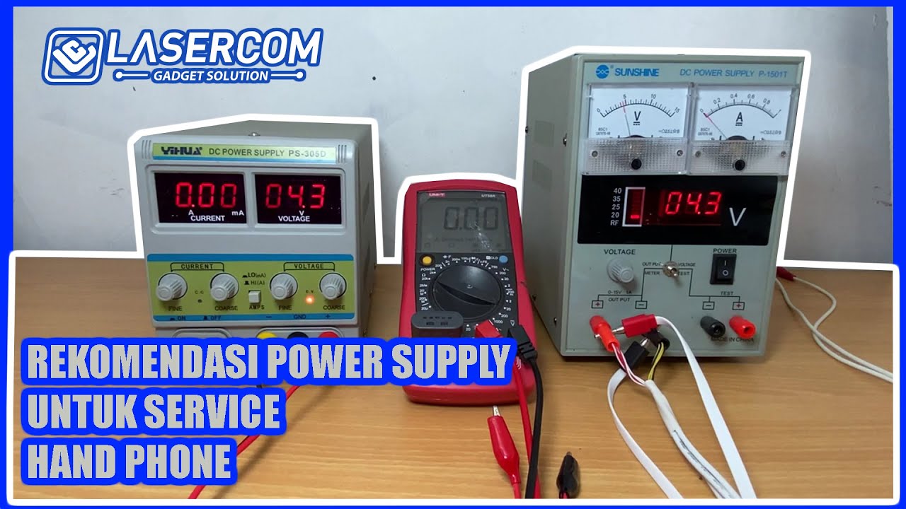 Cara Menggunakan Power Supplay PSU Untuk Service Handphone Kelas Kursus Teknisi HP
