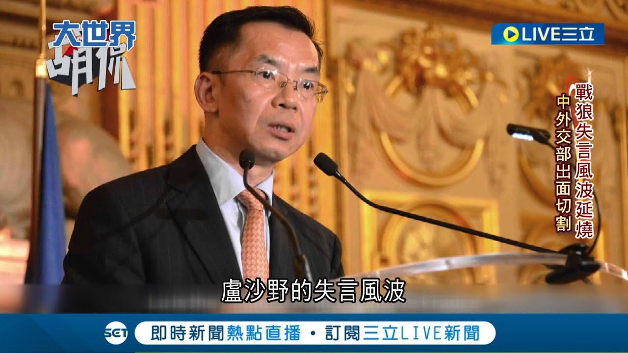 引起全球公憤!  中國駐法大使盧沙野失言風波持續延燒 歐洲議會議員直言法國政府應讓盧沙野