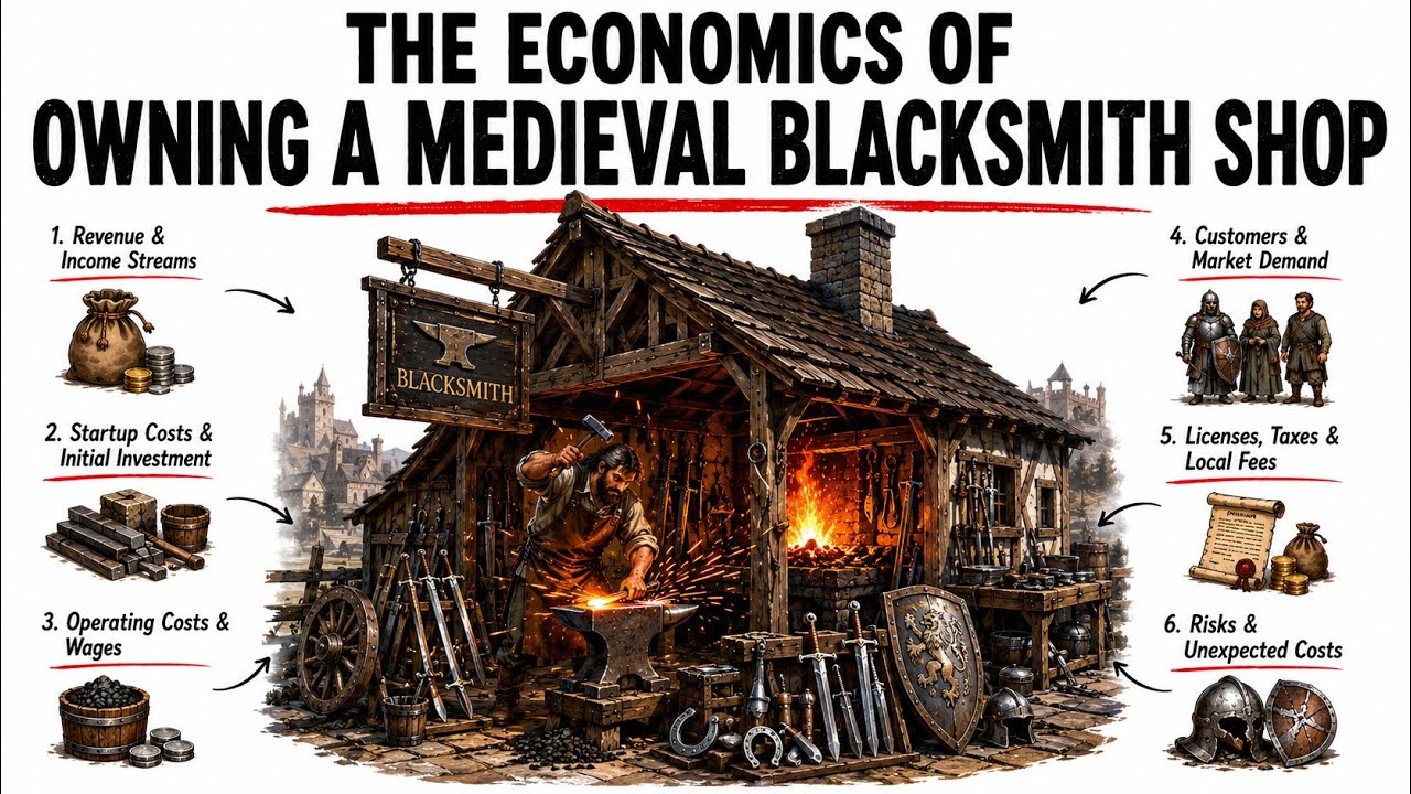 The Economics of Owning a Medieval Blacksmith Shop???
