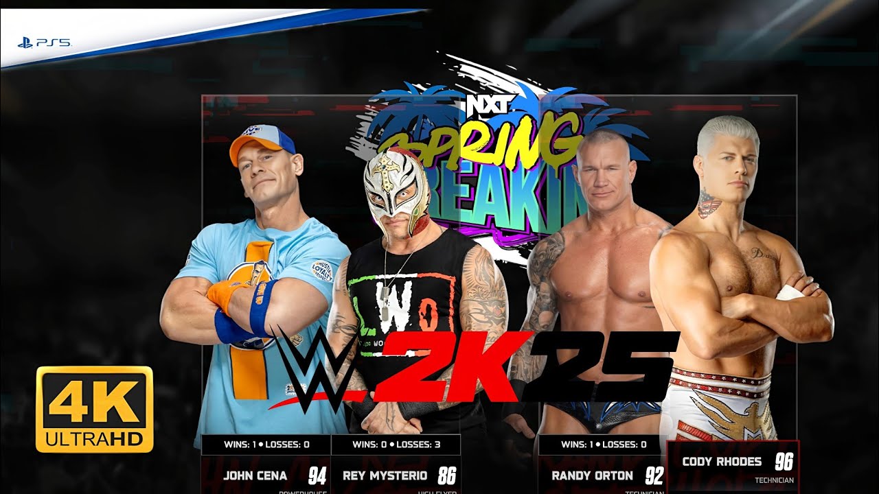 LEGENDARY TAG TEAM CLASH!! CENA & MYSTERIO VS ORTON & RHODES | WWE2K25