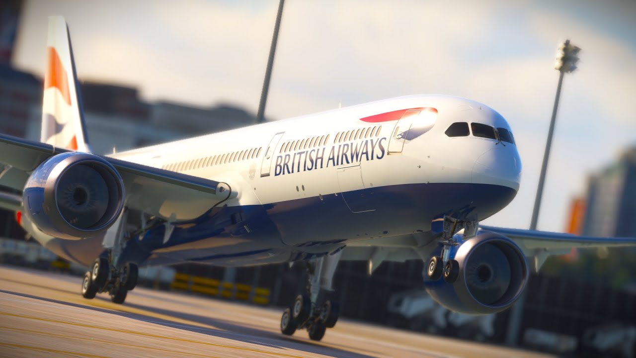 SEE the Boeing 787 LAND with PRECISION at London City Airport!