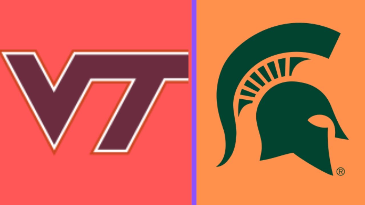 College Basketball Virginia Tech vs #3 Michigan State Highlights