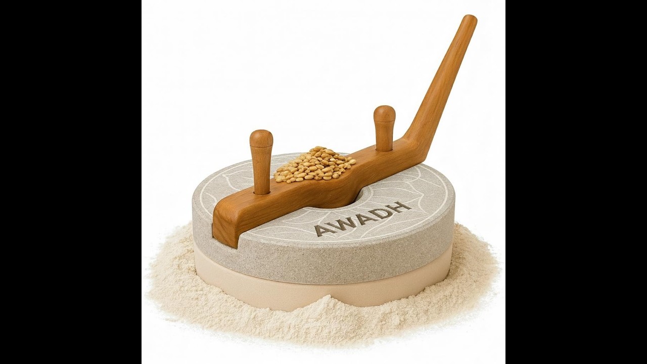 AWADH hand chakki stone chakki Big Size Desi Chakki 15 Inches Jata Janta Stone Chakiya to make Atta