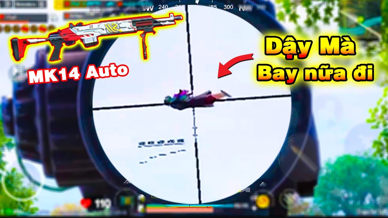 MK14 Auto Huyền Thoại Một Thời | Đụng Độ Các Pháp Sư Bay [PUBG Mobile]