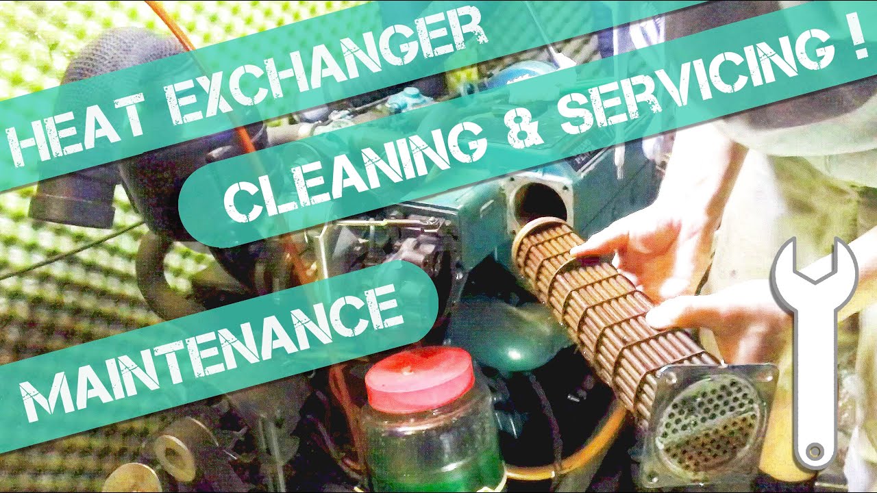 Heat Exchanger / Aftercooler on a Volvo Penta Diesel Engine TMD22 - Dismantle & Clean Video PT3