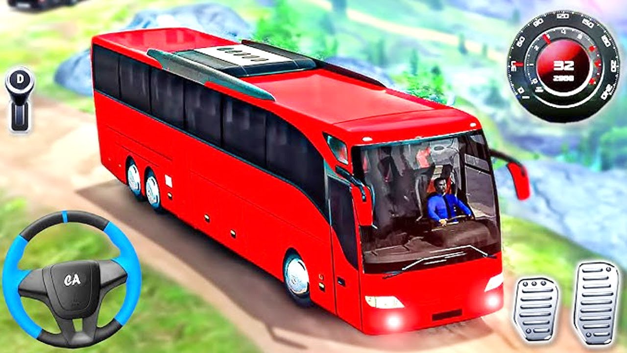 New Bus Driving Simulator | Public Passenger Bus Transport Driver | Android GamePlay