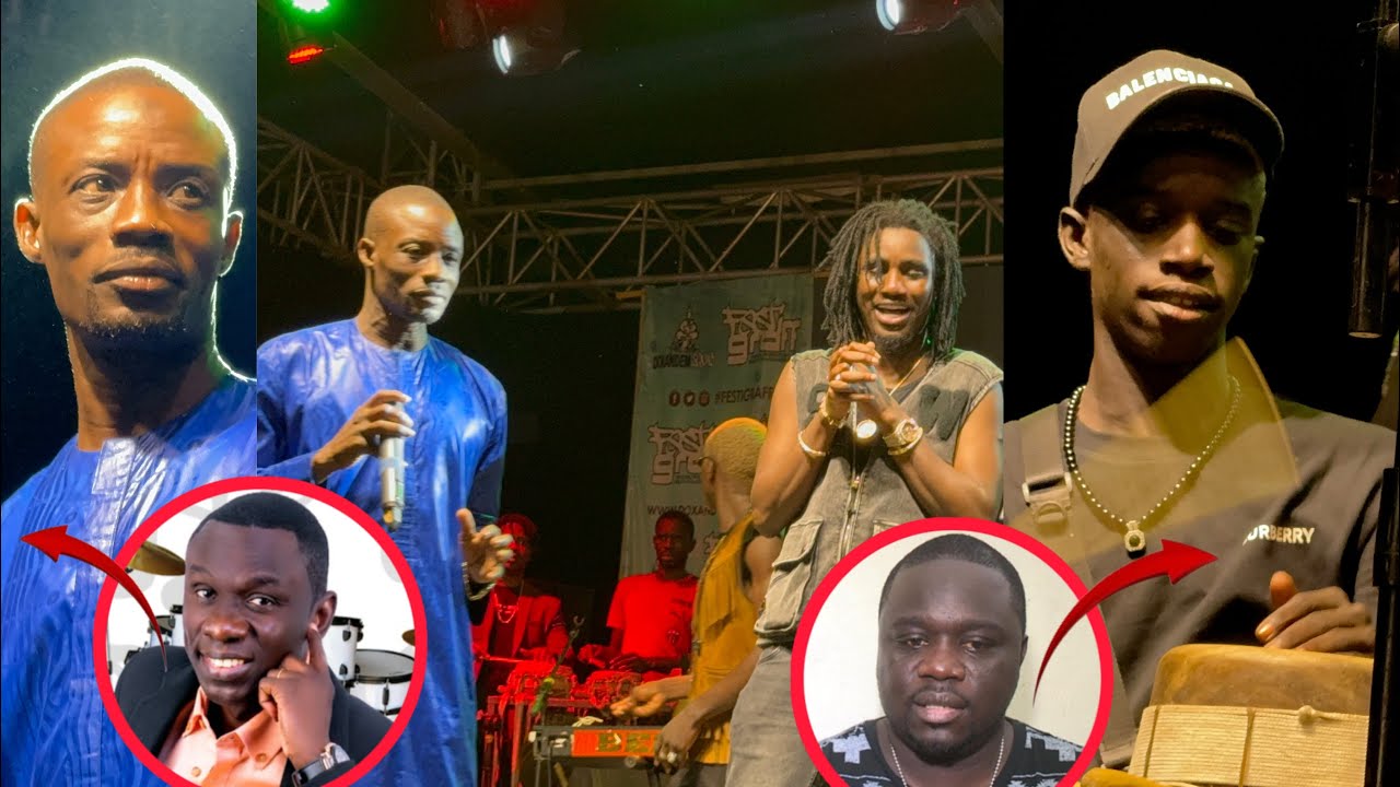 Oh le frere de Pape diouf et le fils de lamine Nar débarquent en surprise au show de Wally seck