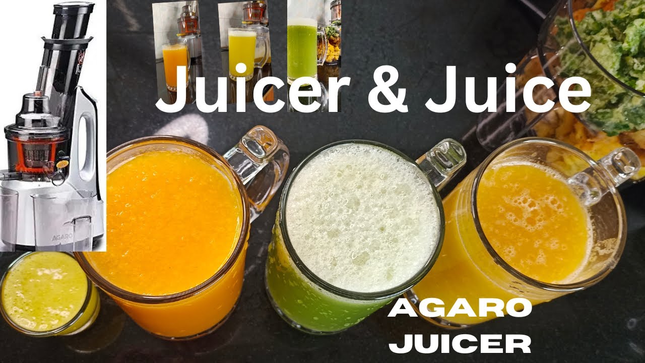 Agaro slow juicer review. testing and making juices.