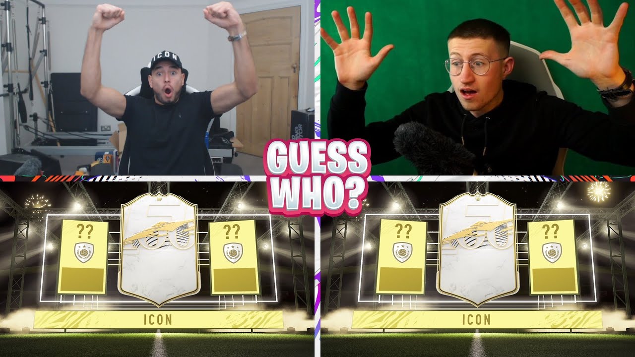WE OPENED OUR BASE ICON PACK!!! EPIC *ICON* GUESS WHO FIFA vs Vizeh!!! (FIFA 21 ICON PACK)