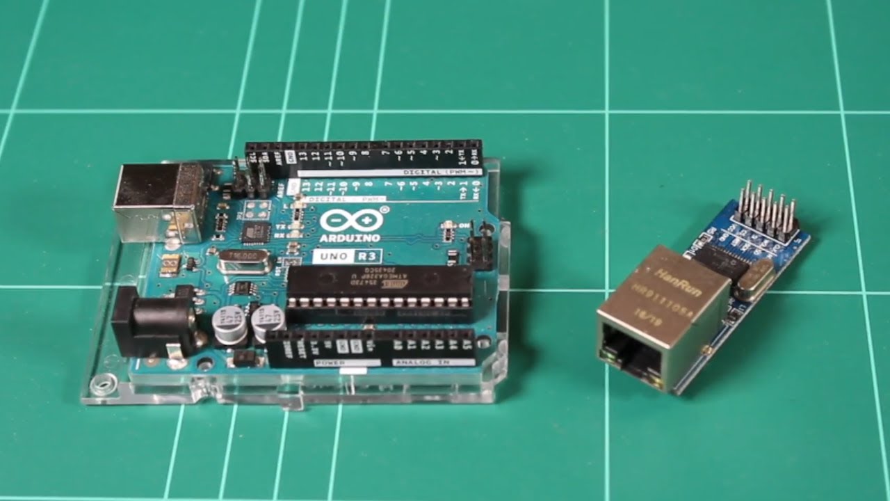 Arduino Uno mit RJ45 Netzwerkanschluss, um Daten in externe Datenbank zu schreiben