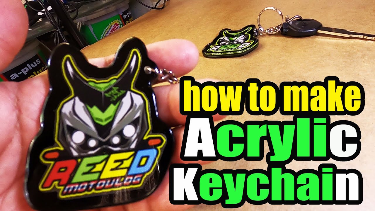 How to make  Reed for Speed Acrylic Keychain