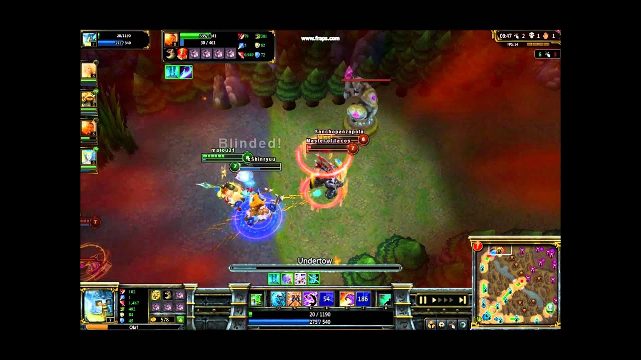 League of Legends - EXTREMELY AWESOME EPIC OLAF DOUBLE KILL