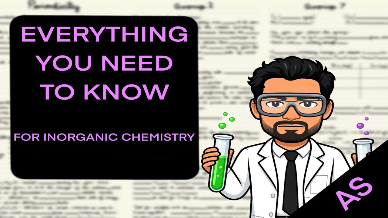 Everything You Need To Memorise For AQA AS Inorganic Chemistry