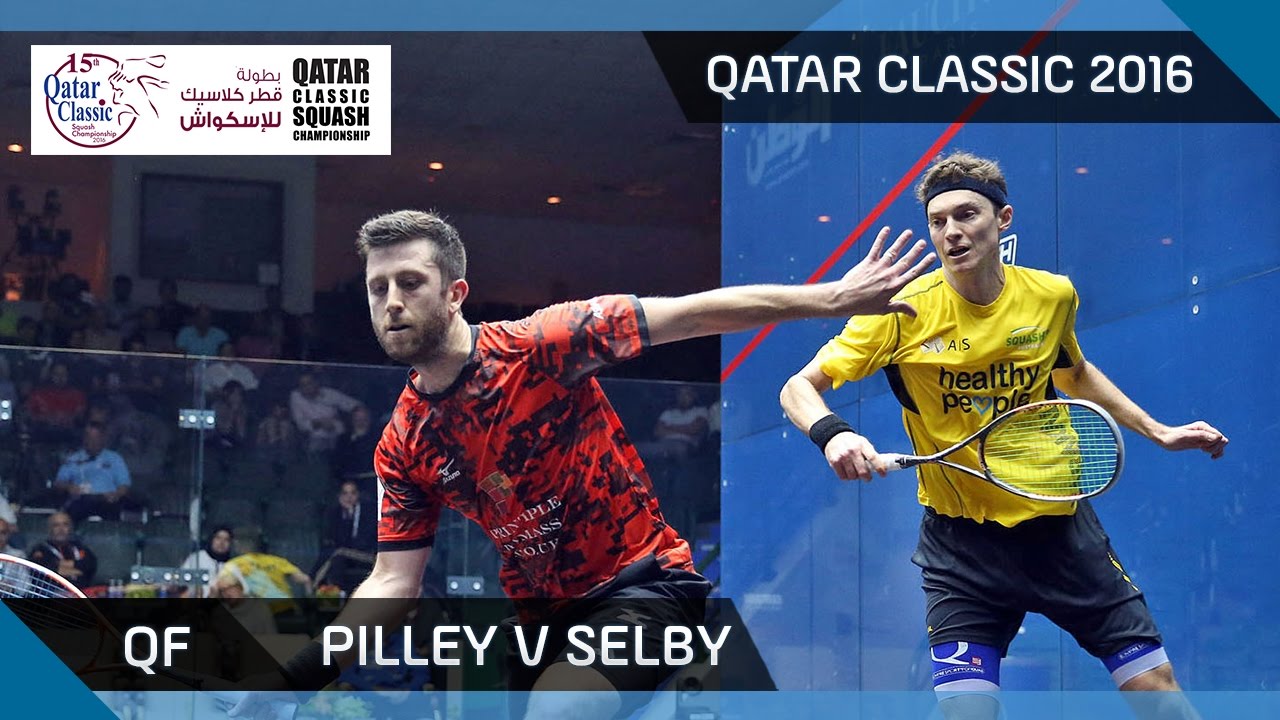 Squash: Pilley v Selby - Qatar Classic 2016 - QF Highlights