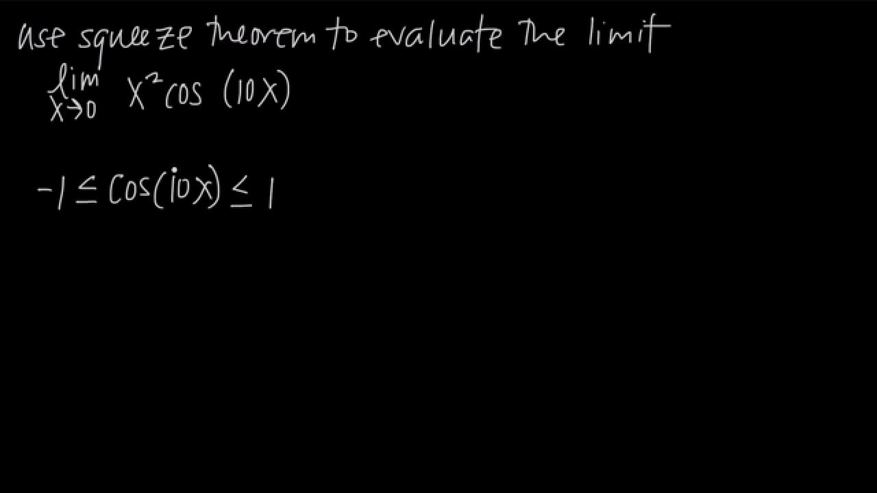 How to find the limit using SQUEEZE THEOREM (KristaKingMath)