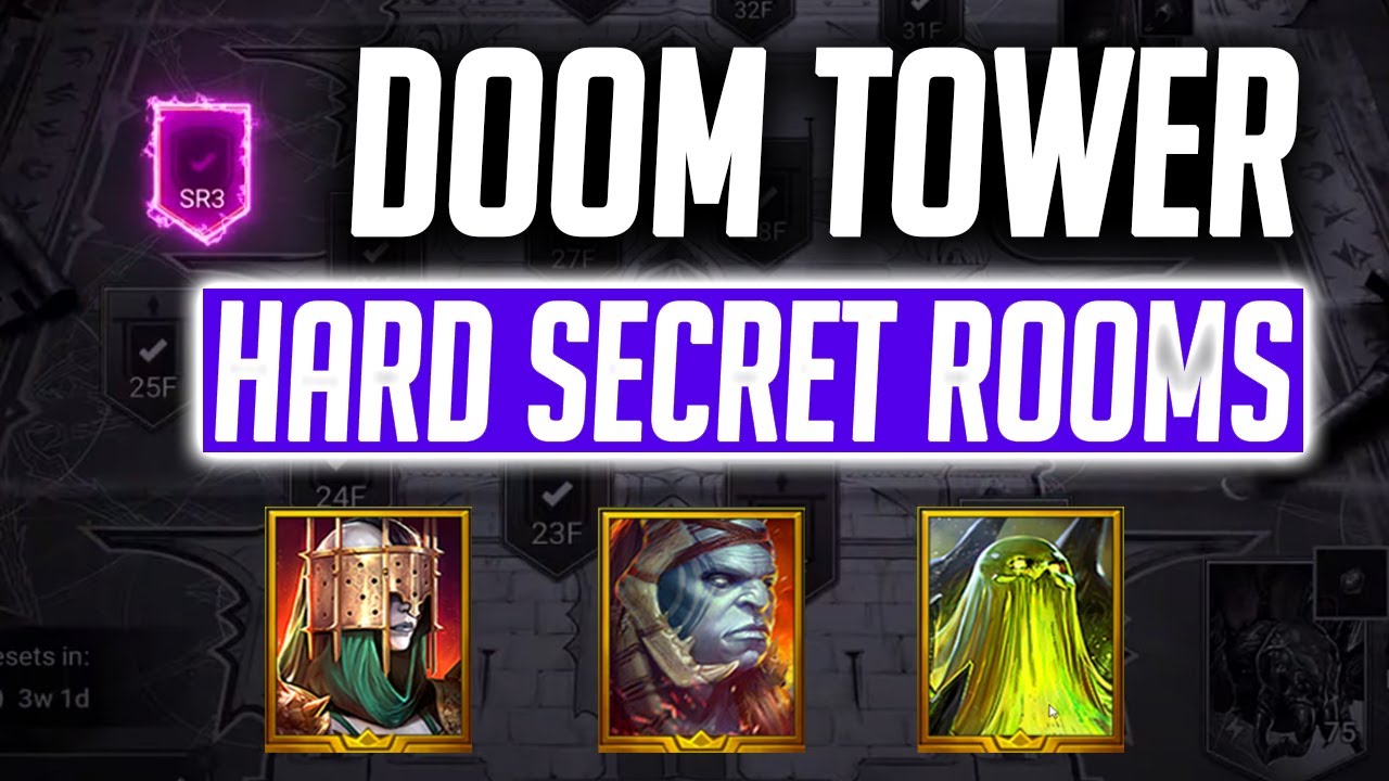 DOOM TOWER Hard Secret Rooms Revealed! | Raid: Shadow Legends
